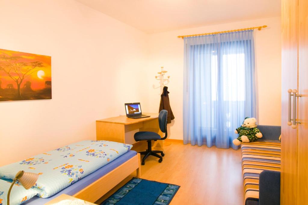 Postel nebo postele na pokoji v ubytování Appartements Peilerhof