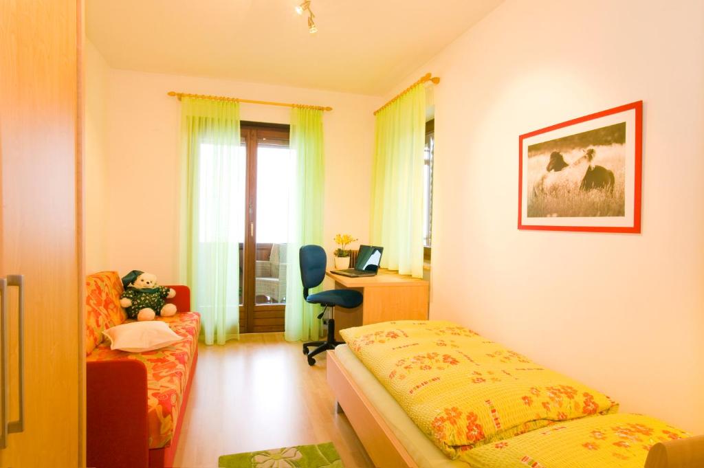 Postel nebo postele na pokoji v ubytování Appartements Peilerhof