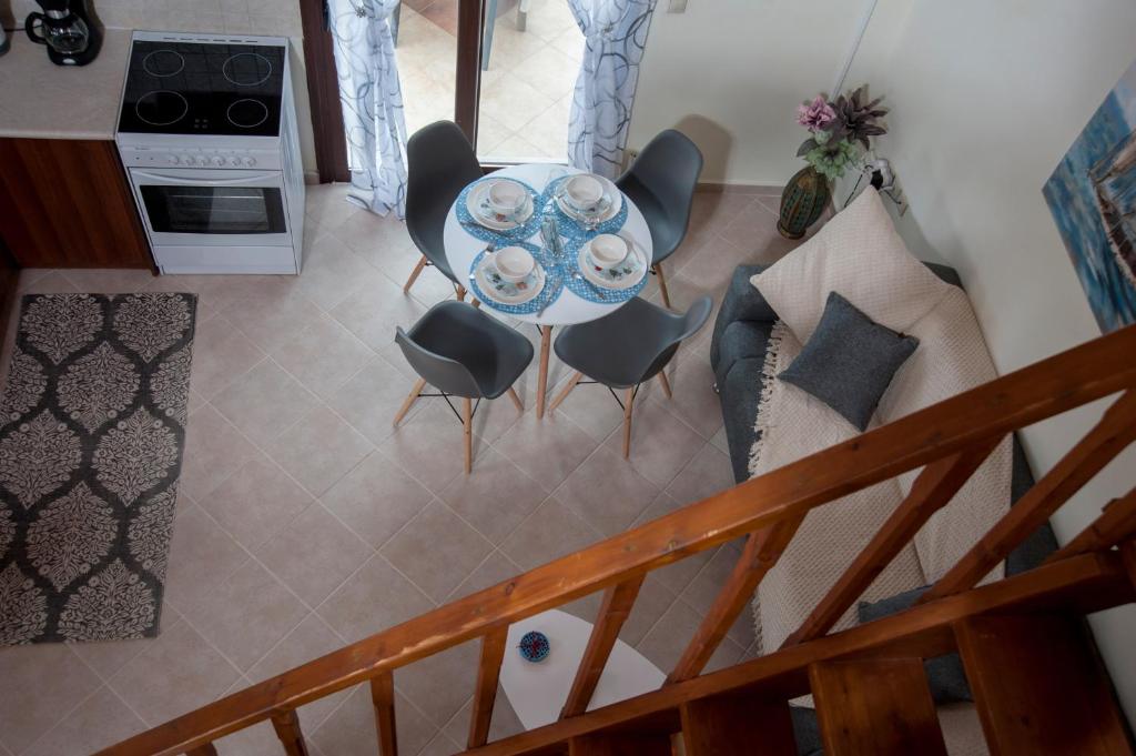 Część wypoczynkowa w obiekcie Kyriaki's Cozy Apartments