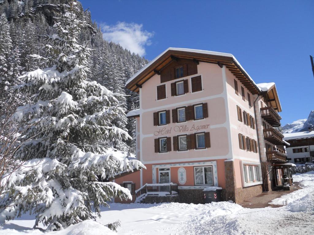 Hotel Villa Agomer v zimě