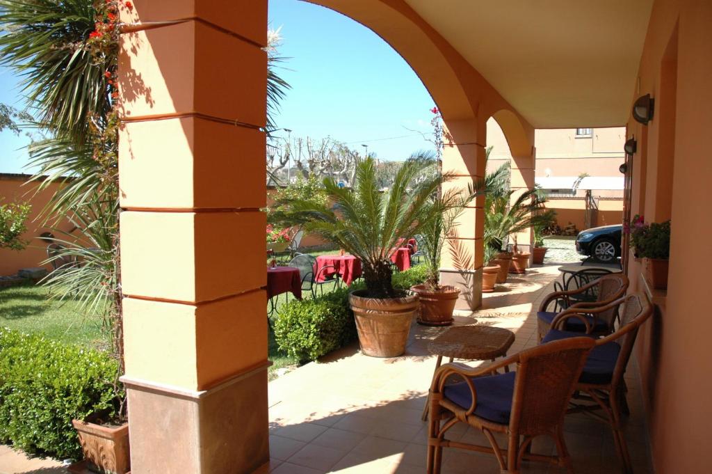 Zahrada ubytování Hotel Locanda dei Trecento