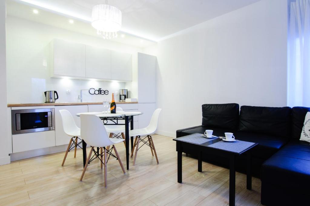 Posedenie v ubytovaní Apartament z basenem Polanki