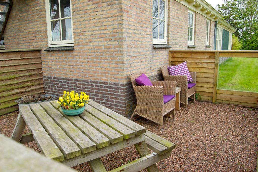 Zahrada ubytování B&B en Vakantiehuisje Ursula