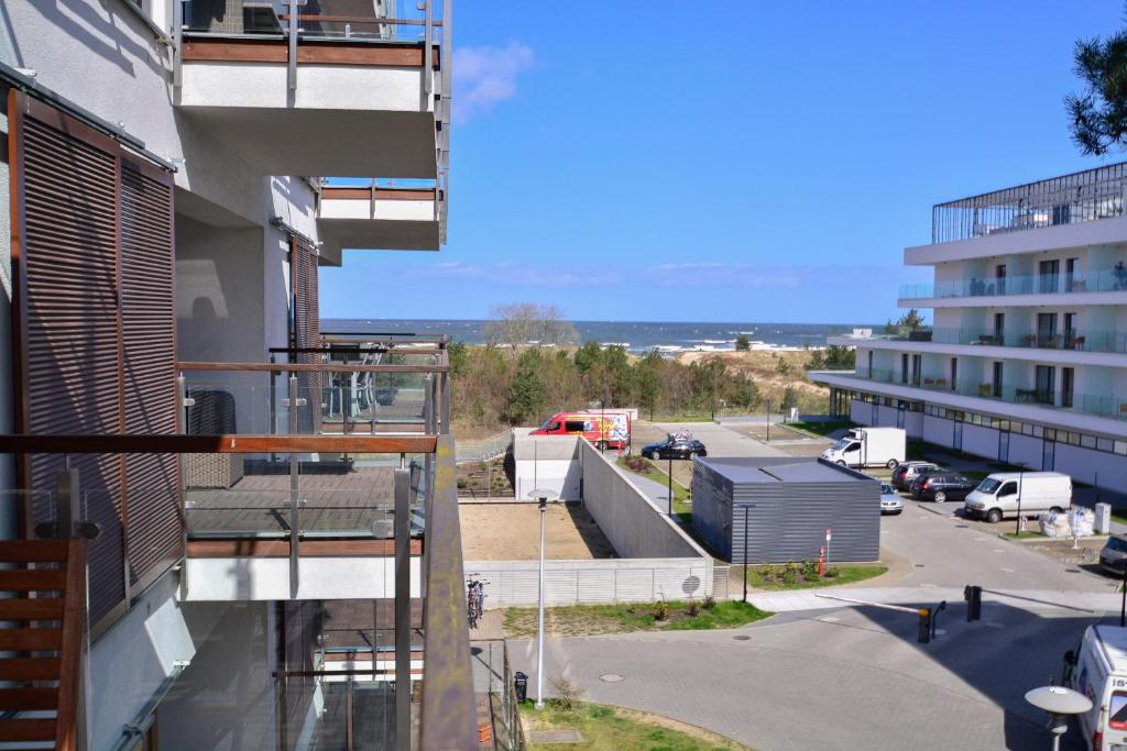 Apartamenty Na Wyspie - Baltic Park - Apartamenty z sypialnią i parkingiem - ul Uzdrowiskowa 24-34 - 带有部分海景和免费停车场的公寓