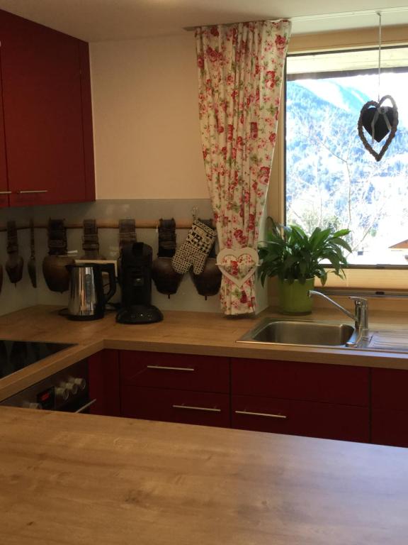 Kuchyň nebo kuchyňský kout v ubytování Apartment Nest