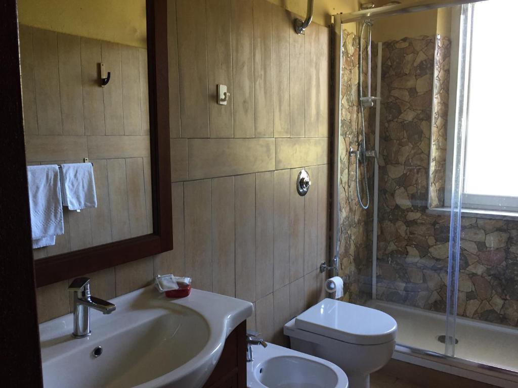 Koupelna v ubytování Hotel 106