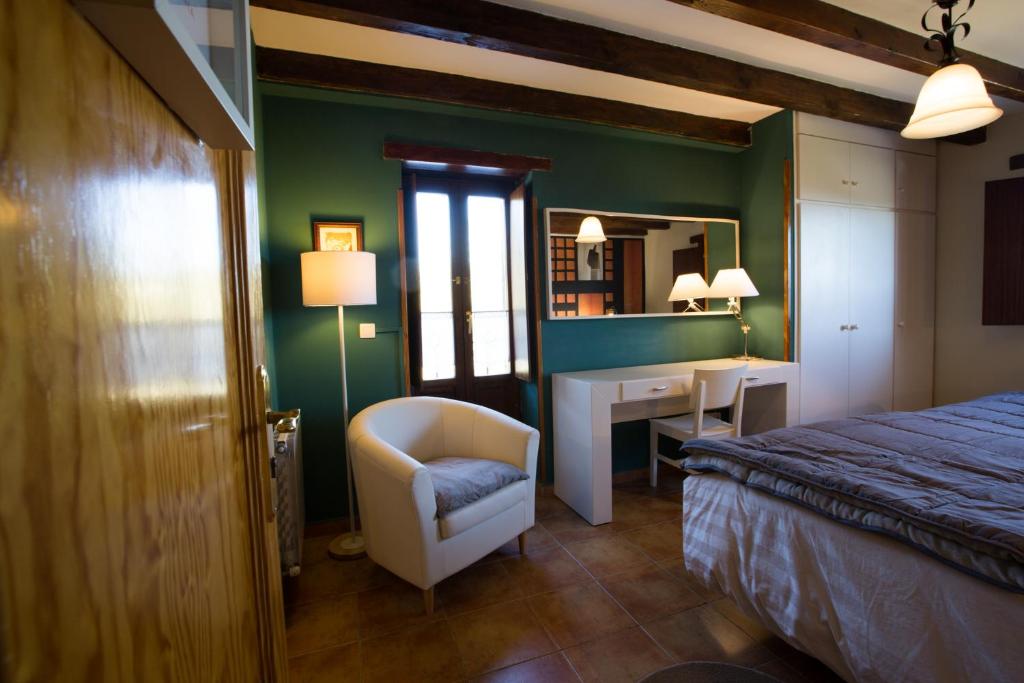 Cama o camas de una habitación en Casa Rural Andutza