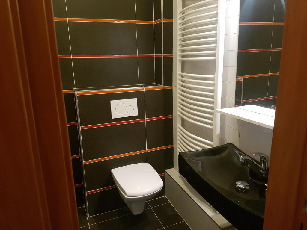 Koupelna v ubytování hotel KORUNA
