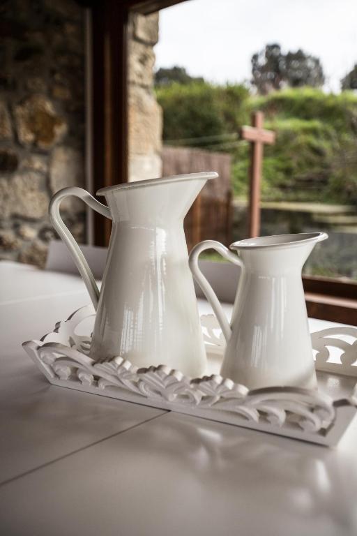Utensilios para hacer té y café en Casa Rural Andutza