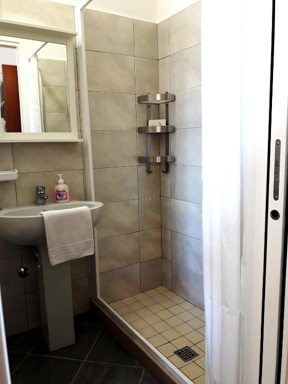 A bathroom at Hotel Imperiale
