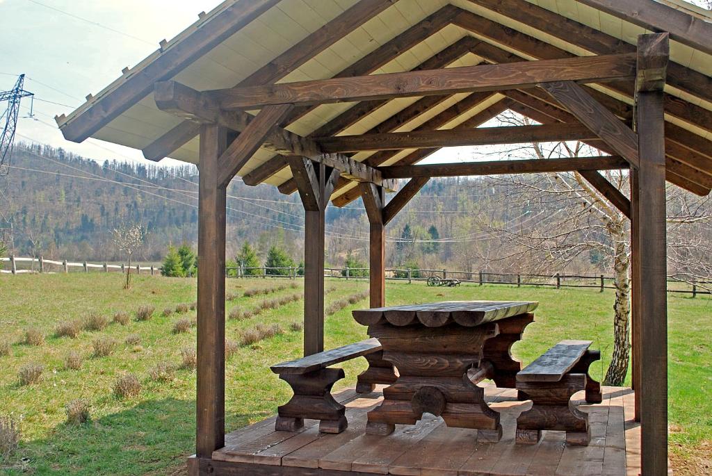 Zahrada ubytování Chalets Zelena Vrata