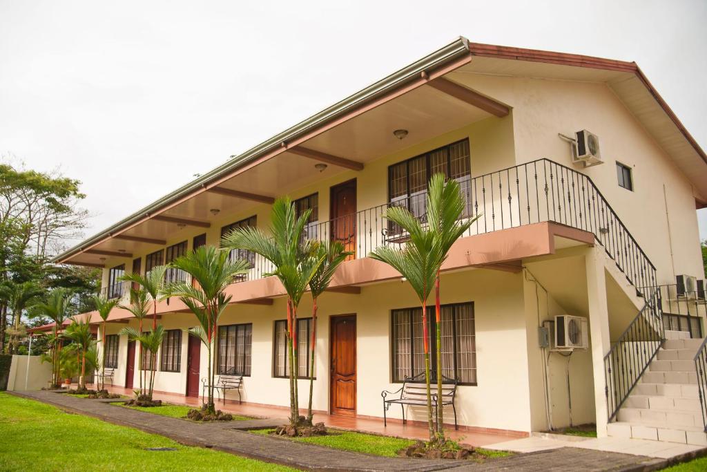 Budova, kde se aparthotel nachází