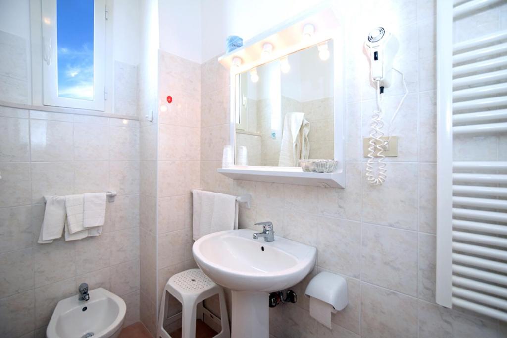 Koupelna v ubytování Hotel Peschici