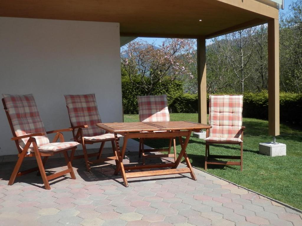 Zahrada ubytování Stubai Apartment Telfes