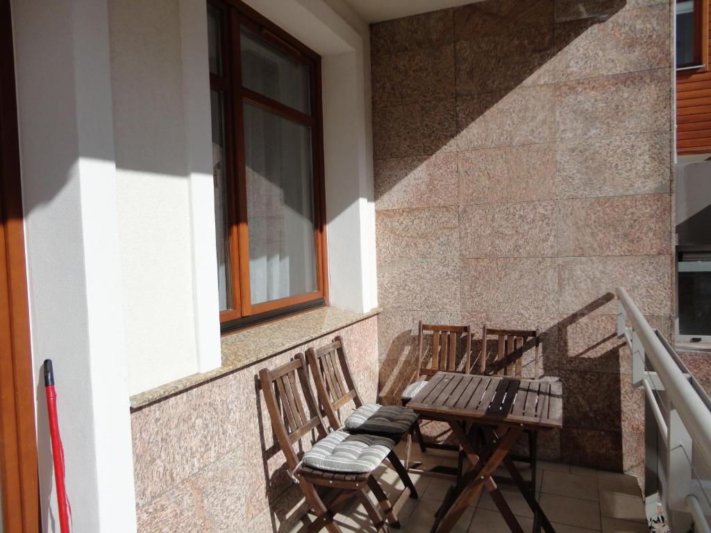 Balkón alebo terasa v ubytovaní Apartament Jelitkowski