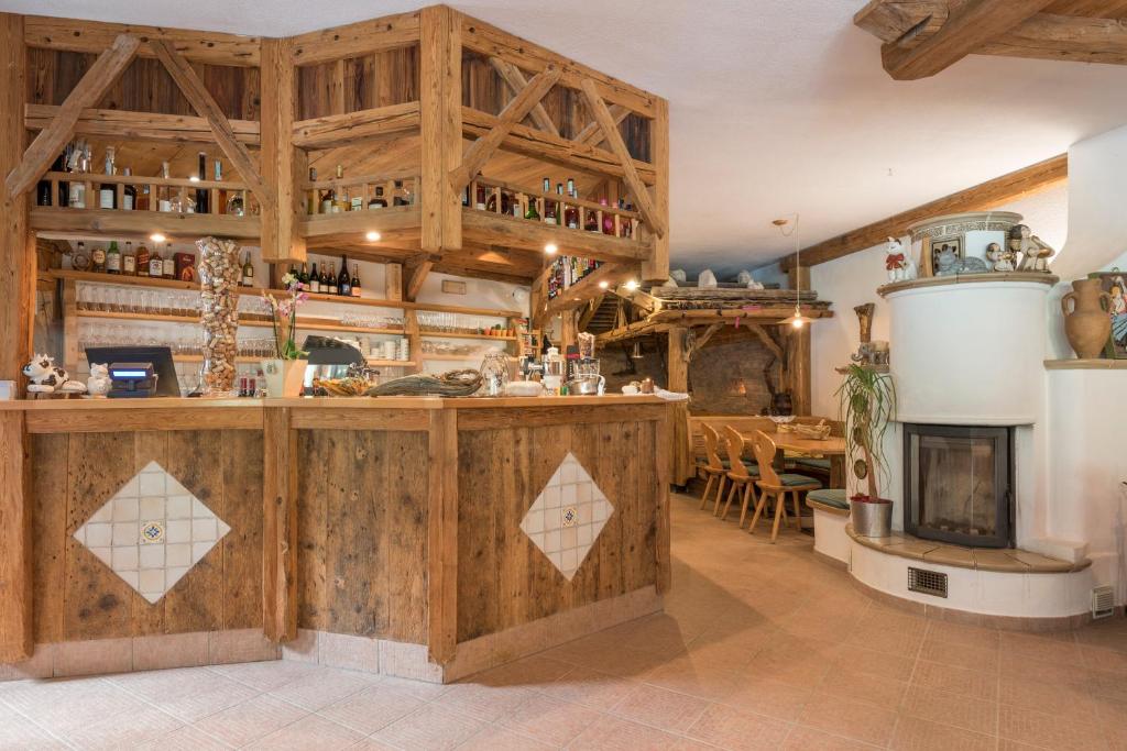 Lounge nebo bar v ubytování Hotel Rosengarten