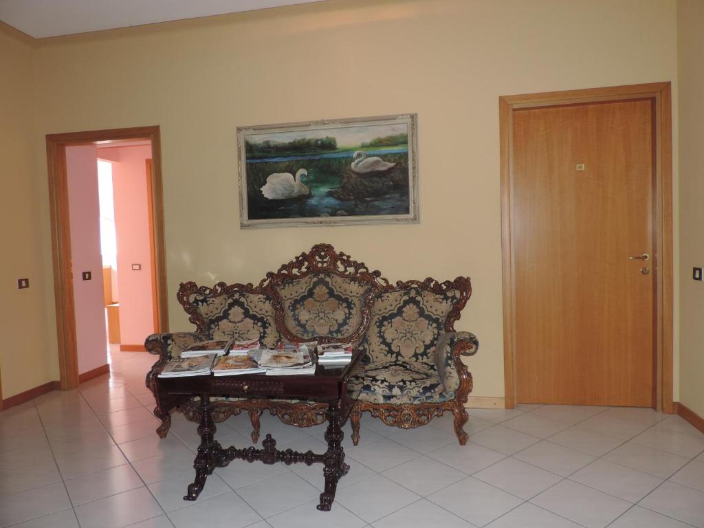 Posezení v ubytování Hotel Vapore