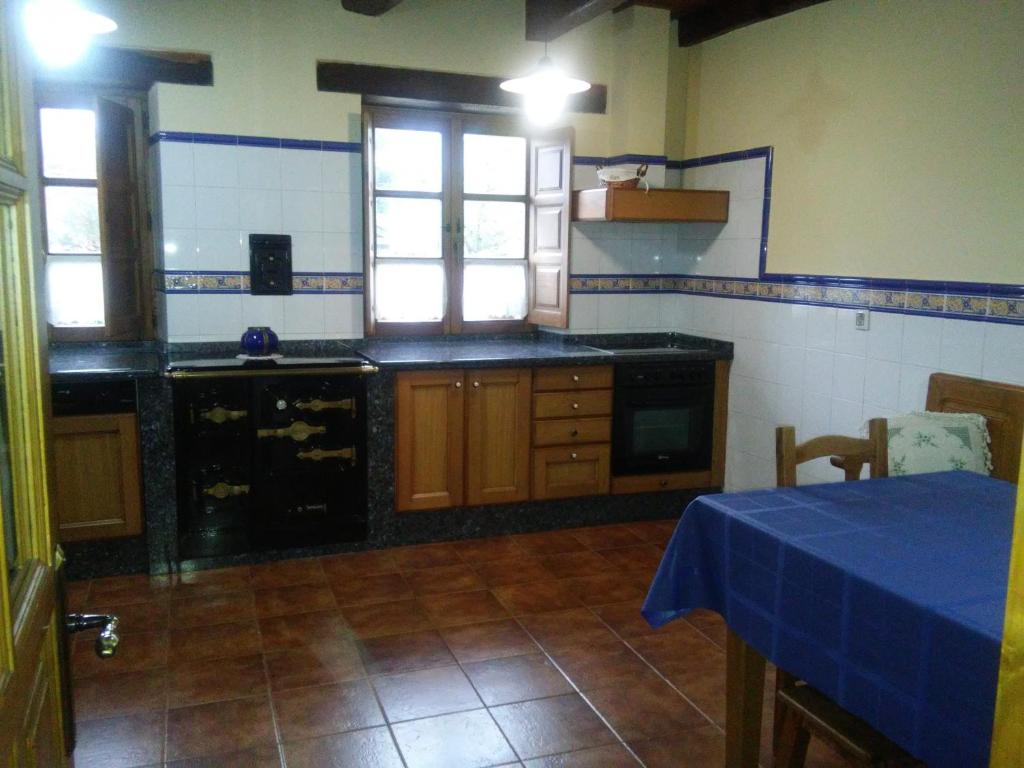 Kuchyň nebo kuchyňský kout v ubytování Casa Colason