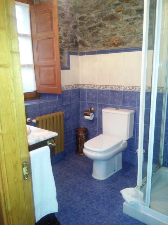 Koupelna v ubytování Casa Colason