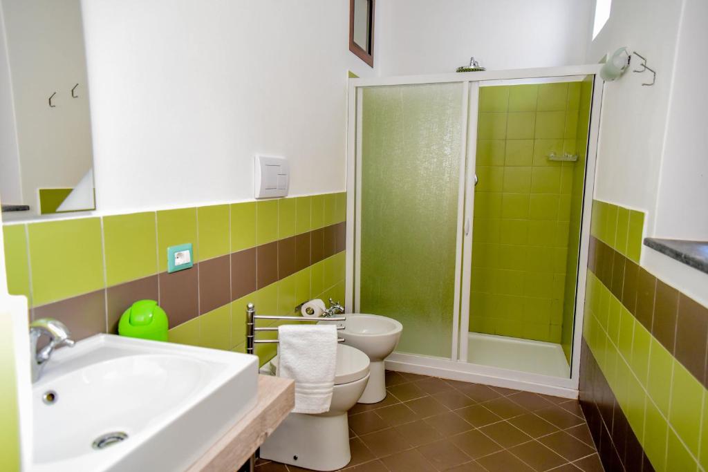 A bathroom at Venti di Mare