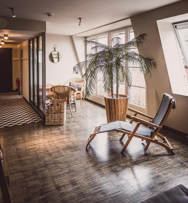 Posezení v ubytování Henri Hotel Hamburg Downtown