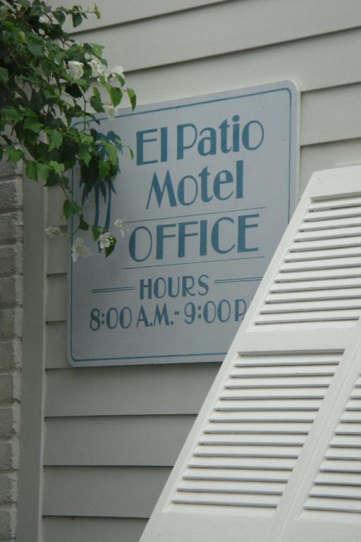 Certifikát, hodnocení, plakát nebo jiný dokument vystavený v ubytování El Patio Motel