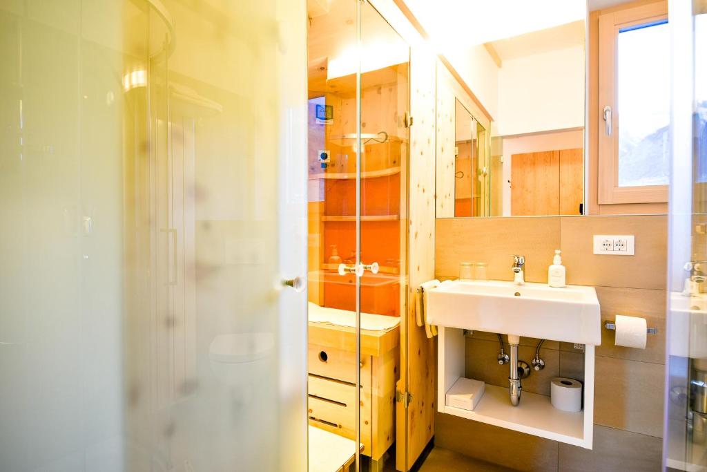 Kúpeľňa v ubytovaní Parkhotel Tirolerhof