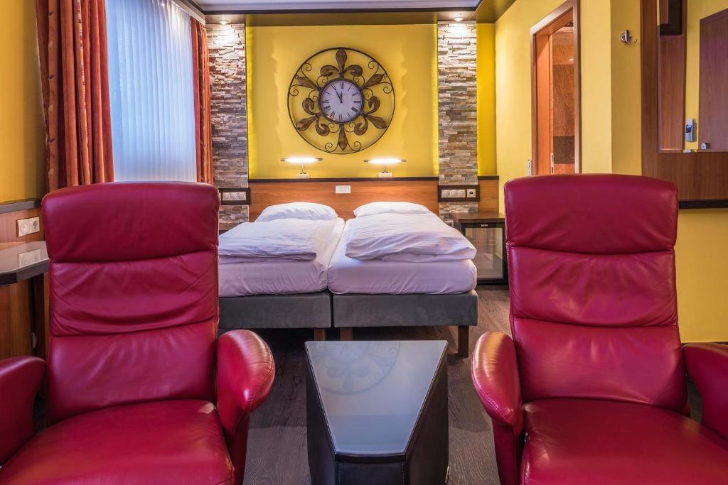 Posezení v ubytování Hotel Sperling mit E-Ladestation