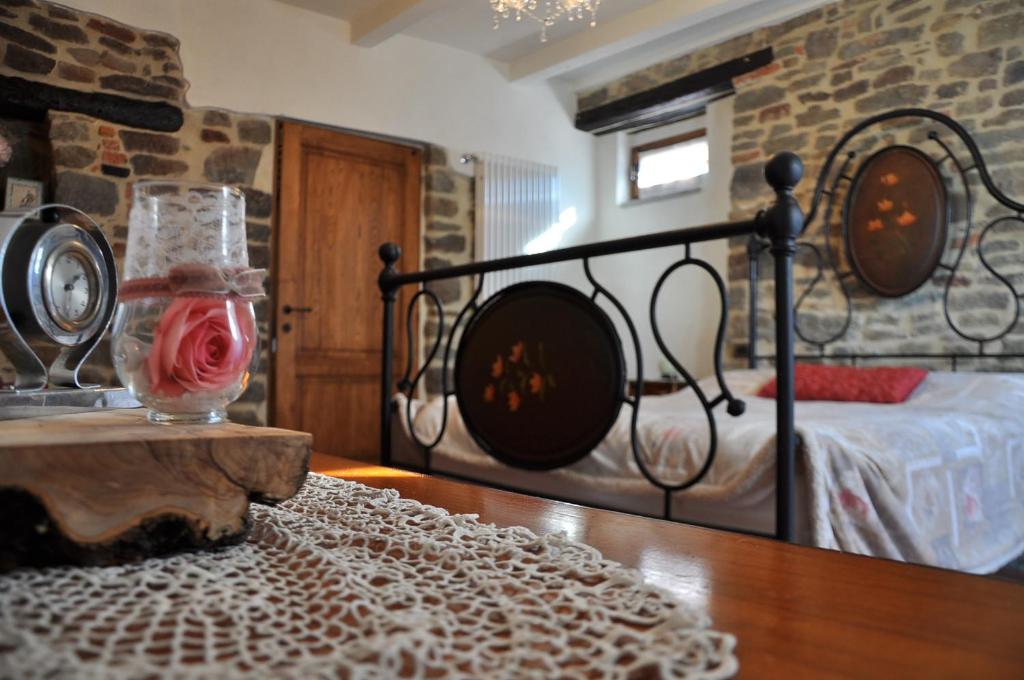 Postel nebo postele na pokoji v ubytování Podere Casorbica