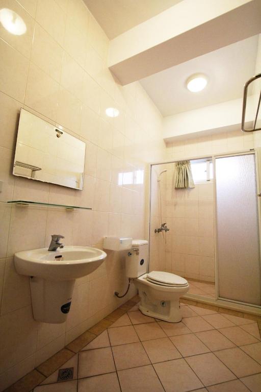 Koupelna v ubytování 驫風民宿 Equuleus Homestay