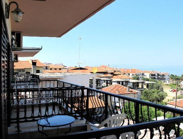 Balkón nebo terasa v ubytování Skentos Hotel