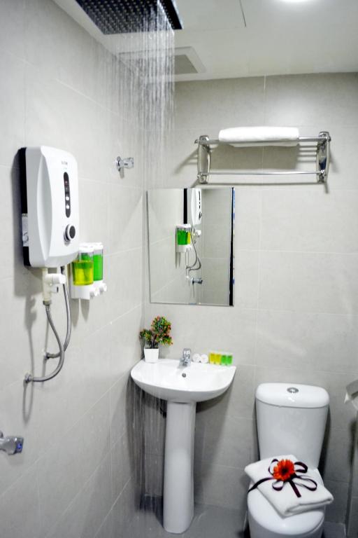 Koupelna v ubytování ESSY Hotel KL Sentral