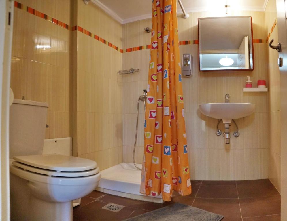 Kúpeľňa v ubytovaní Aella Studios