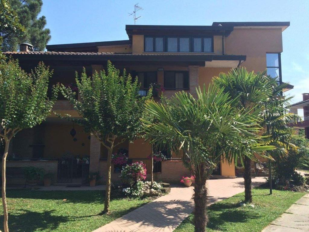 Zahrada ubytování B&B Dai Nonni