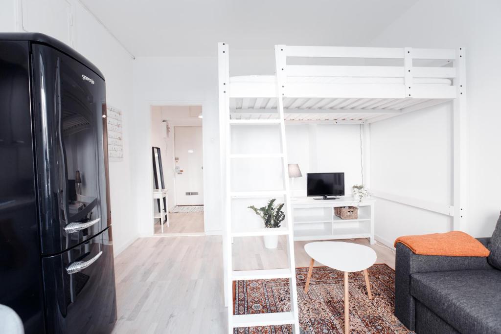 
Kylpyhuone majoituspaikassa Scandinavian Studio Apartment

