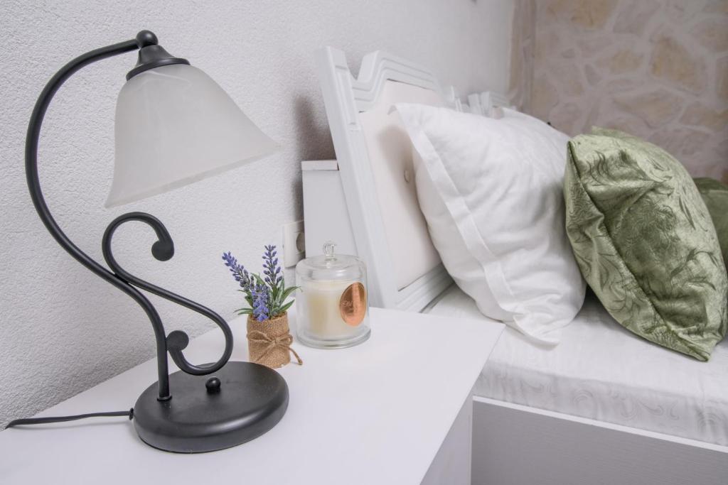 Postel nebo postele na pokoji v ubytování Villa Trau d`oro