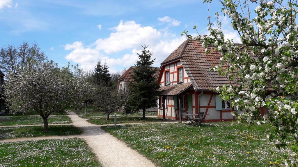 Zahrada ubytování Les Loges de l'Ecomusée D'Alsace