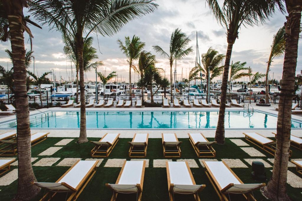 a view of the pool at the resort at The Perry Hotel & Marina Key West in Key West