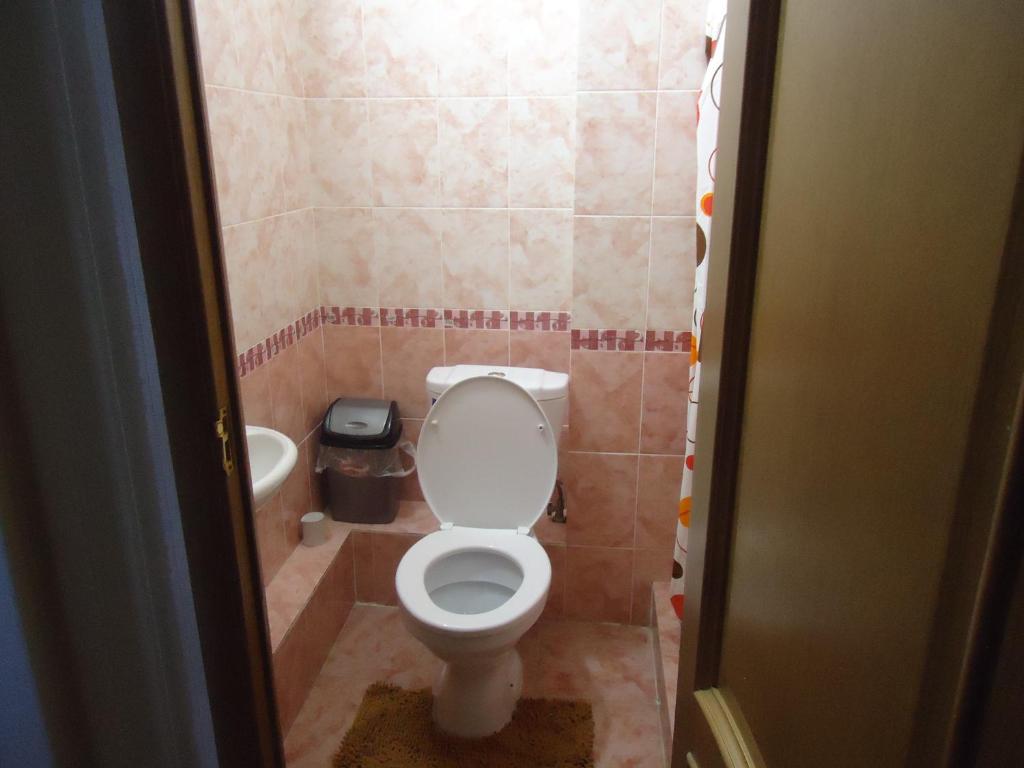 Koupelna v ubytování Tumar