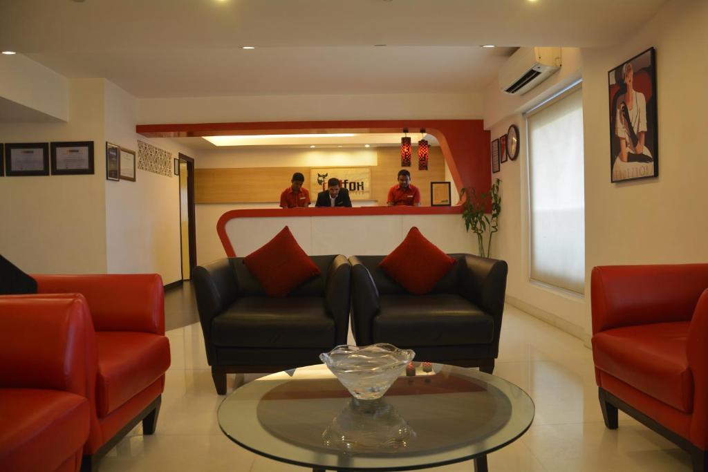 Posezení v ubytování Red Fox by Lemon Tree Hotels, Jaipur