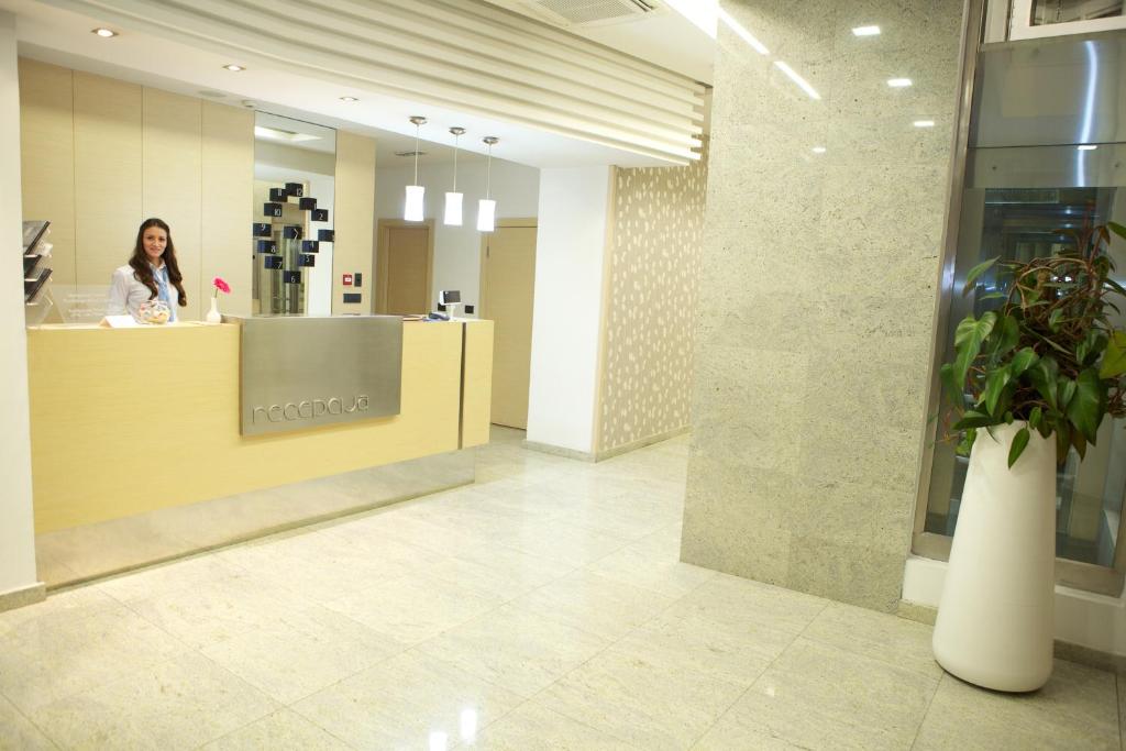 Vstupní hala nebo recepce v ubytování Garni Hotel Centar