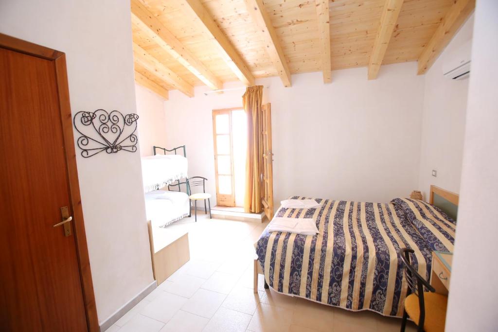 Postel nebo postele na pokoji v ubytování Hotel Paola