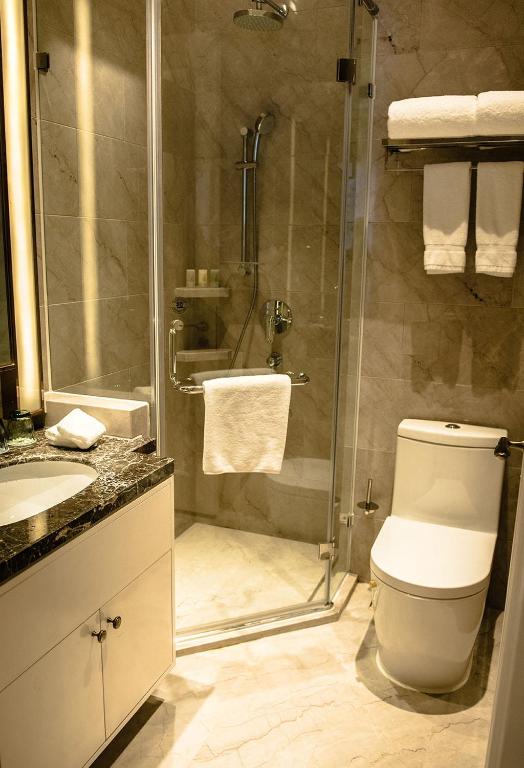 Koupelna v ubytování Wyndham Grand Xi'an Residence