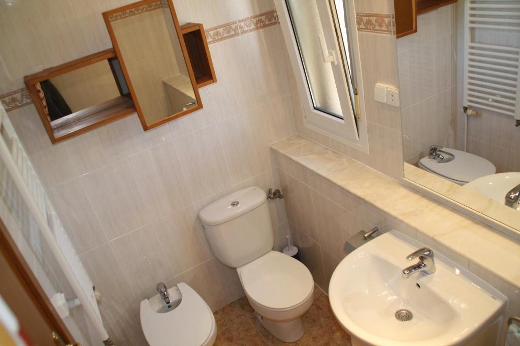 Kúpeľňa v ubytovaní Cal Riba