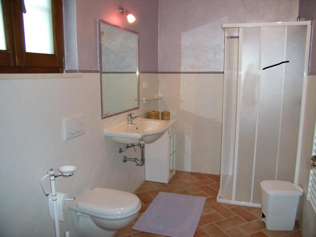 Kúpeľňa v ubytovaní Agriturismo Vigna Mai