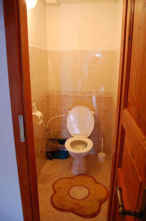 Koupelna v ubytování Apartman Majak Sec