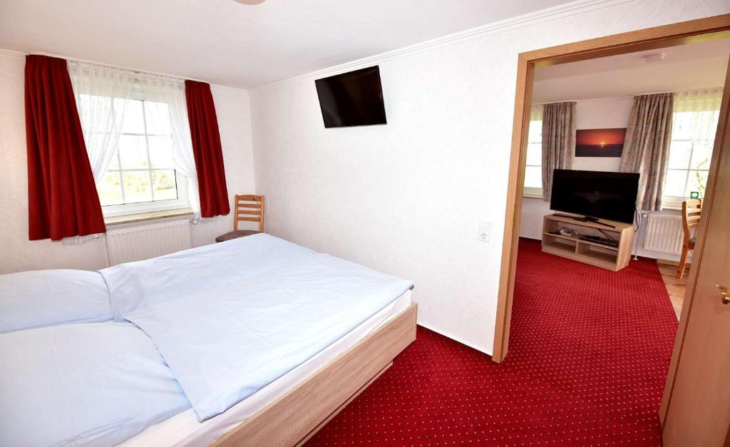 TV a/nebo společenská místnost v ubytování Hotel-England