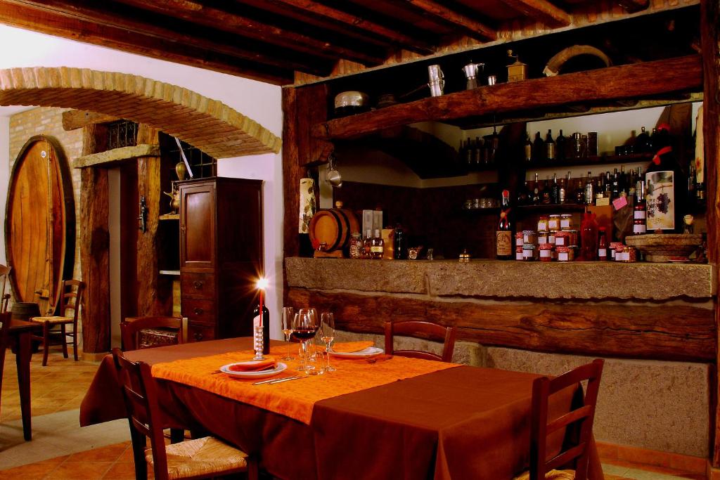 Nápoje v ubytování Agriturismo Vecchio Torchio