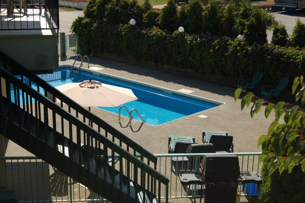 Bazén v ubytování Summerland Motel nebo v jeho okolí