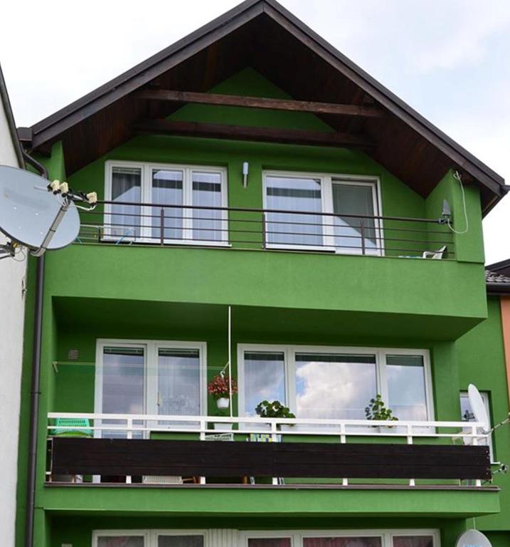 Balkón nebo terasa v ubytování Apartmán Liptov